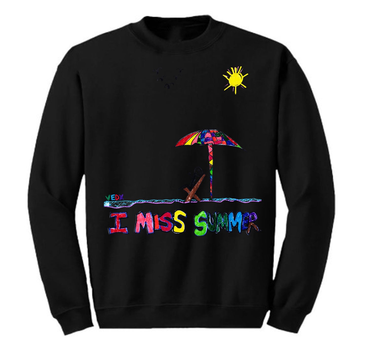 "I Miss Summer" Crew Sweatshirt (Kids/ Youth)